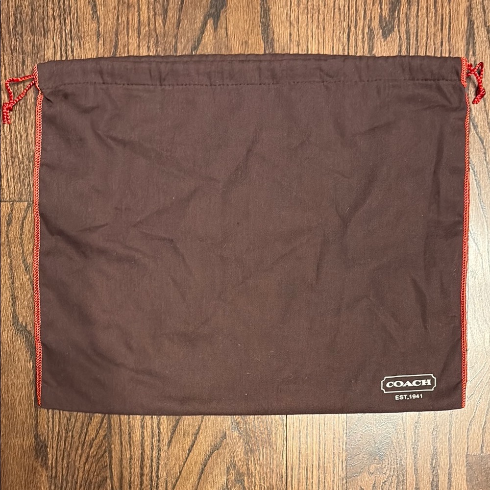 Coach dust bag